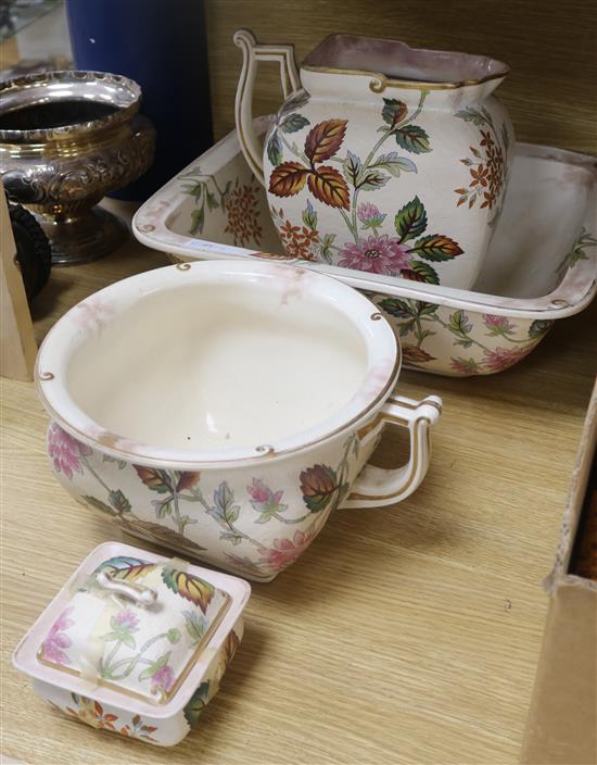 A Doulton washstand set